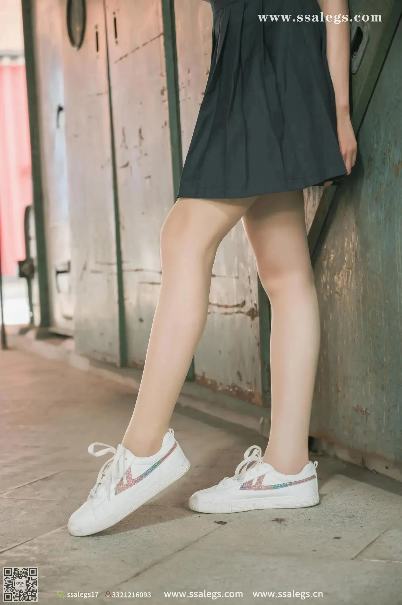 [SSA丝社]超清写真 NO.421 漫漫白色jk制服肉丝写真(上)[23] [51P]插图1